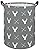 HIYAGON Large Storage Baskets,Waterproof Laundry Baskets,Collapsible Canvas Basket for Storage Bin for Kids Room,Toy Organizer,Home Decor,Baby Hamper(Grey Deer)