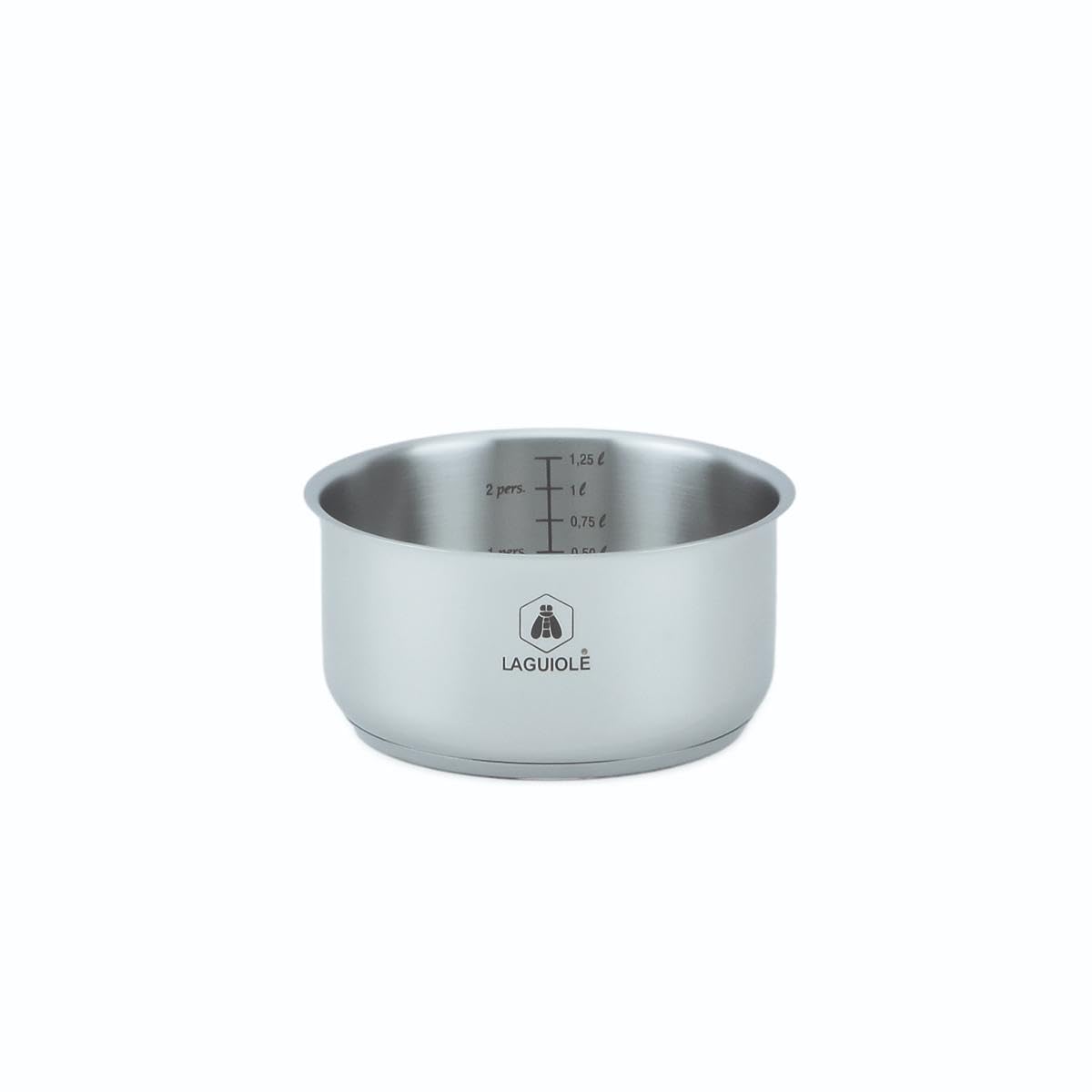 Set de 3 casseroles | Inox 18/10, 3 casseroles 16/18/20 cm, poignées amovibles, induction, four, gain de place, robuste, nettoyage facile, durable