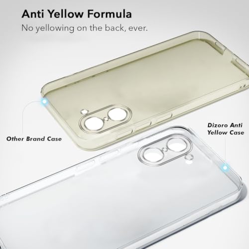Image of DIZORO Compatible with Oneplus nord Ce5 5G Back Cover Case Clear,[ Anti Yellow ][Military Grade Protection] Hard PC Back Cover Transparent
