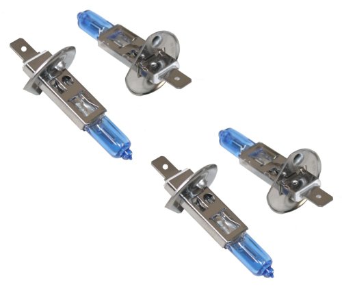 Aerzetix - 4 x Lampadine H1 12V 100W Luce Bianca