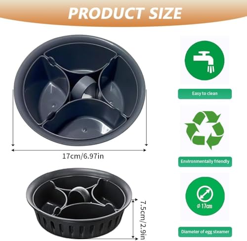 2 in 1 Cooking Mold for Reusable Kitchen Cooking Accessories Egg Boilers Accessories for Thermomix TM6/TM5/TM3