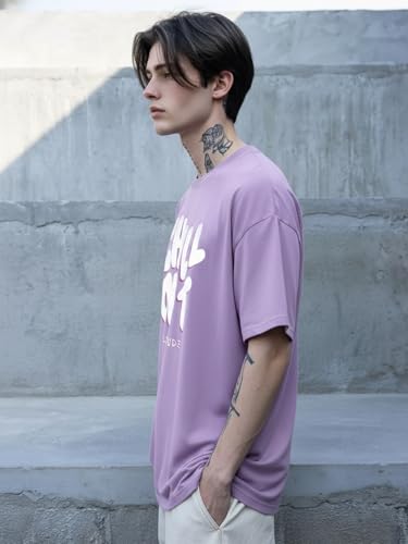 Image of LEOTUDE Men's Full Sleeve Regular Fit Tshirt, Round Neck Cottonblend T-Shirt (Color Multicolor)