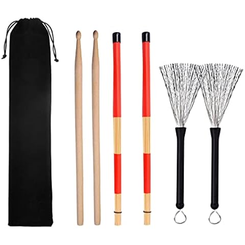 Alnicov 5A Drum Sticks and Brushes Set Cover