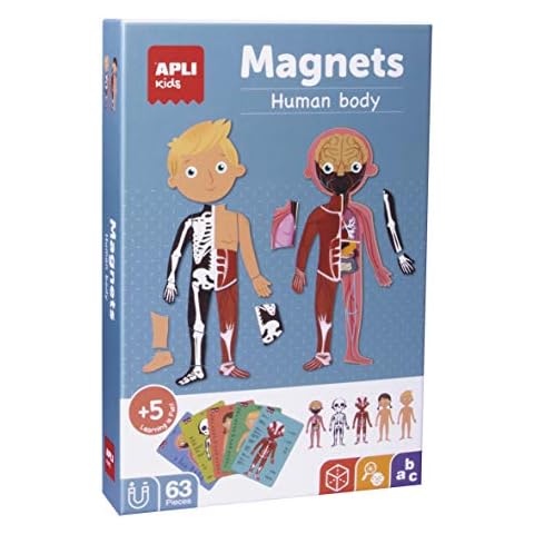 Apli kids 18531 About the Human Body Magnetic Game, multicoloured Cover