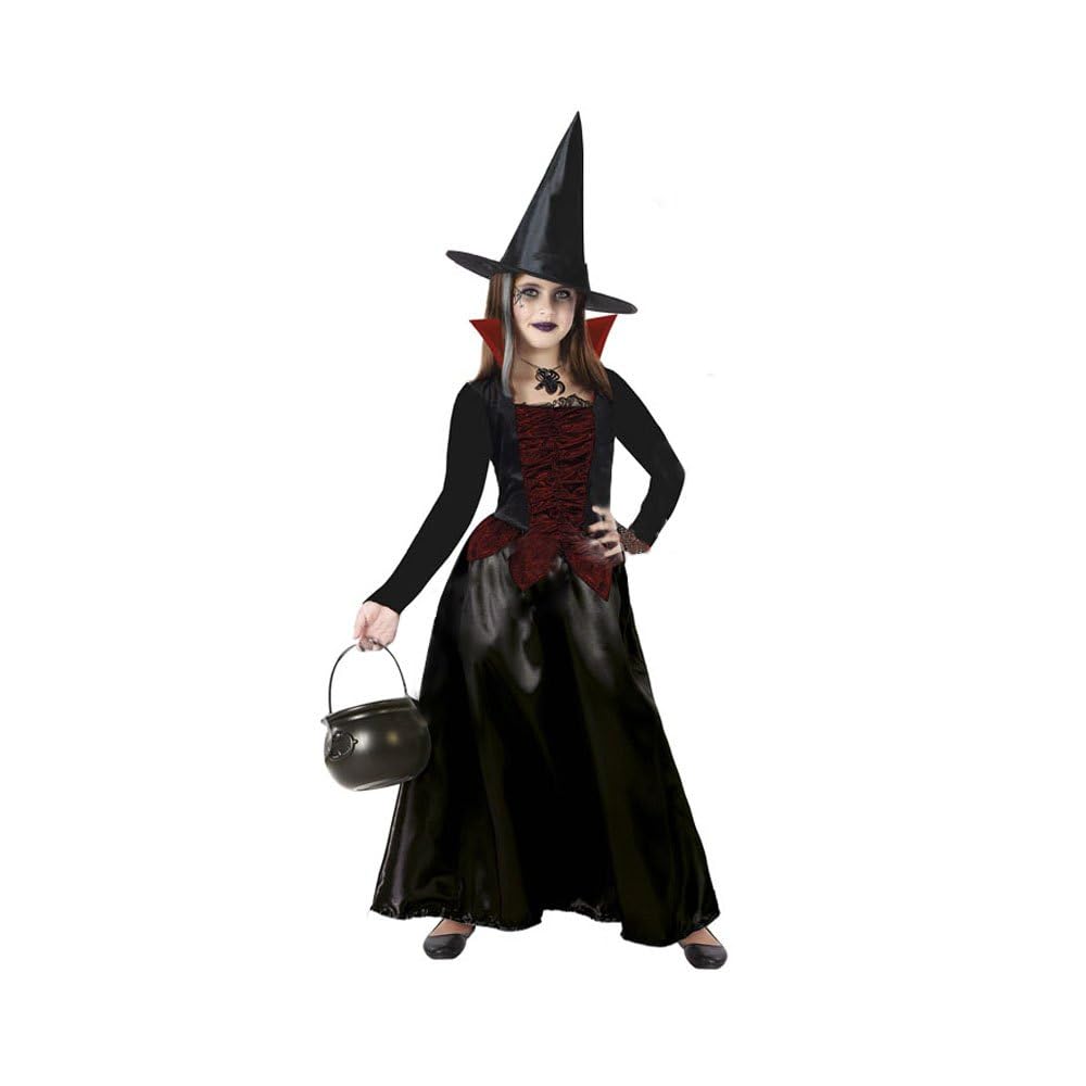 Atosa Vampire costume elegant black girl child 5-6 years