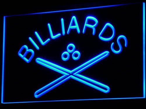 ADV PRO i590-b Billiards Pool Cue Room Bar Pub Neon Light Sign