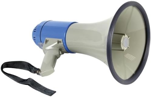 25W Megaphone with Siren and Shoulder Strap