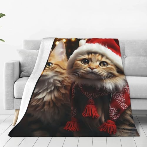 Couverture de Noël douce en flanelle idée cadeau plaid chaud canapé
