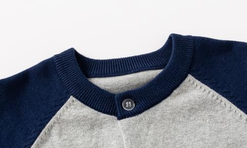 Little Boys U-Neck Cardigan Button-up Knit Sweater Casual Outerwear4