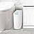 TIPGO Automatic Motion Sensor Bathroom Trash Can with Lid, 2.6 Gallon Touchless Trash Bin, Smart Garbage Can Plastic Slim Wastebasket for Bedroom, Office, Dorm (White)
