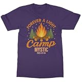 Forever A Light Camp Mystic 2025 Texas Flood Support Unisex T-Shirt (Purple, X-Large)