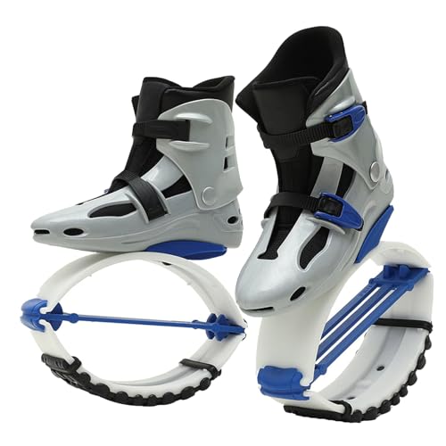 KPHYMOD Stivali Rimbalzanti Scarpe da Salto A Forma di Canguro, Taglia 33-44 EU, da Donna E da Uomo, Unisex, per Saltare, Scarpe da Allenamento Rimbalzanti, Stivali da Salto(Blue,XL)