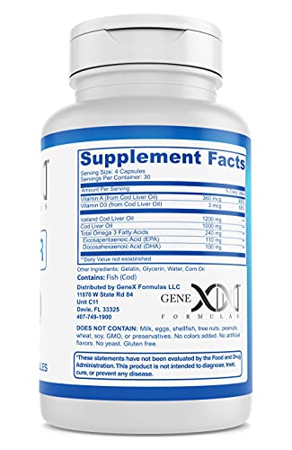 Genex Cod Liver Oil With Omega-3 And Dha #TOP1