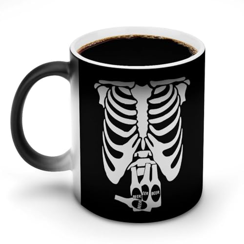 �M�ϐF�}�O�J�b�v �F���ς�� �}�O�J�b�v Beer Belly Xray Skeleton Funny �R�[�q�[�J�b�v ������ϐF�J�b�v ������� �ϔM �ϗ� �e�B�[�J�b�v �}�W�b�N�J�b�v �Z���~�b�N ��e�� �����ϐF �ƒ�p �Ɩ��p 350ml