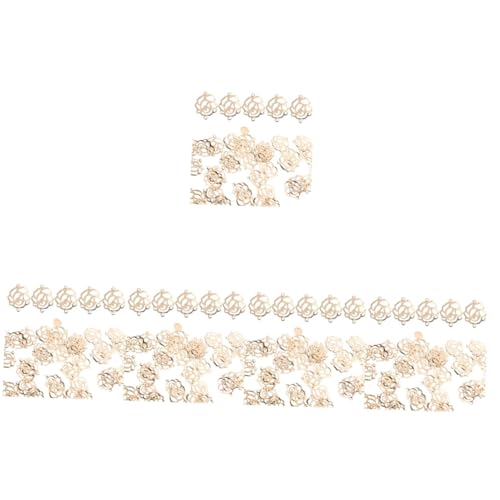 Charms de fleurs creuses alliage pour fabrication de pendentifs DIY