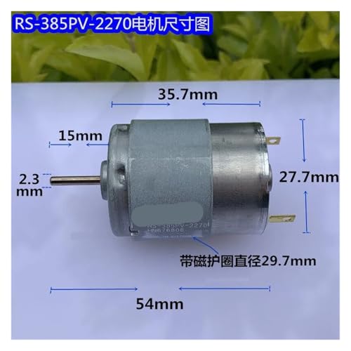 Moteur électrique 12V 24V pour réparation de petits appareils
