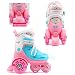 ZCRFY Patines De Ruedas Niños Ajustables Principiantes Niños Niñas Patines En Línea...