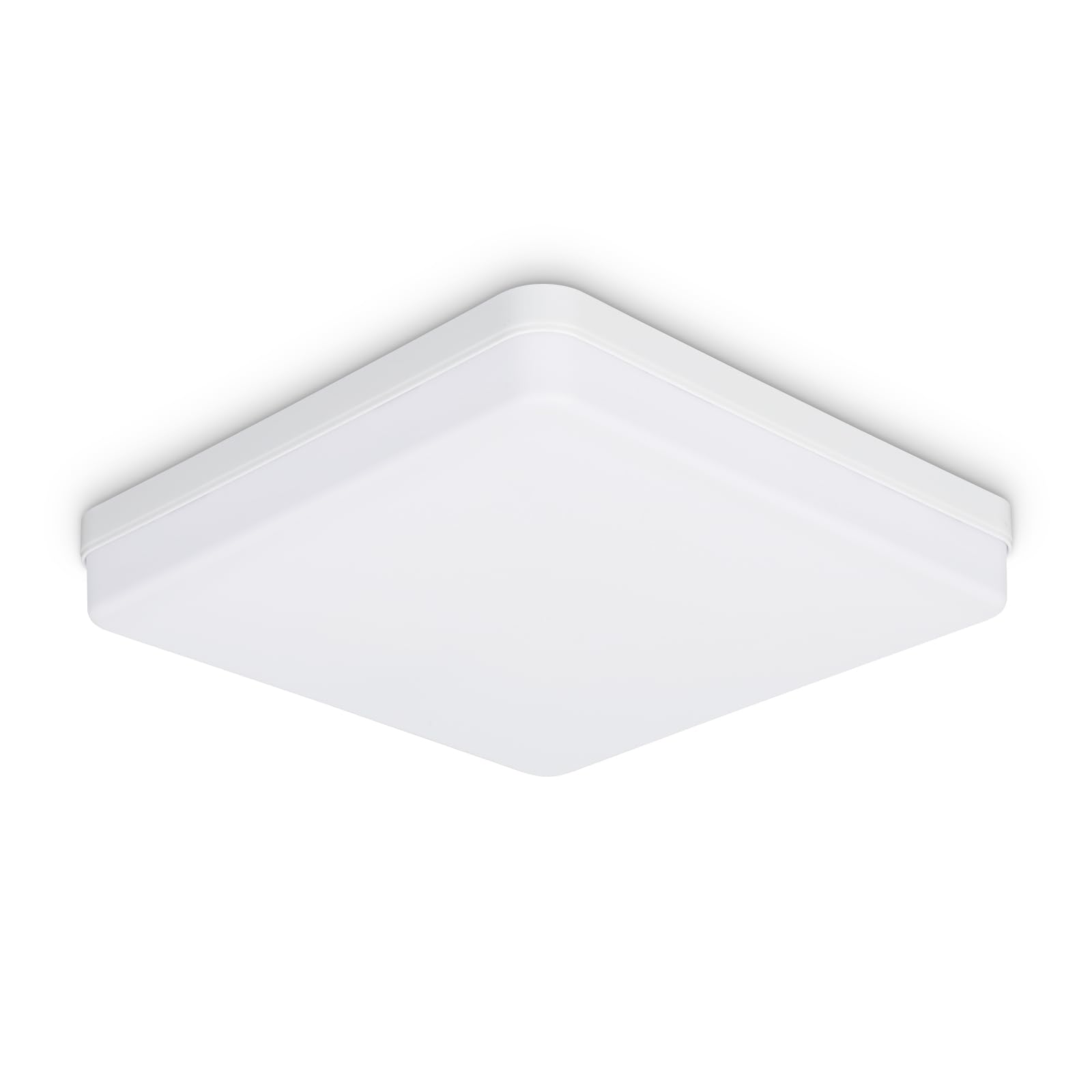Kambo LED Lámpara de Techo 48W - Plafon Techo Cuadrada - Luz de Plafón Moderno 4320LM Blanco Frío 6500K Para Baño Cocina Sala de Estar Dormitorio Pasillo Comedor Balcón