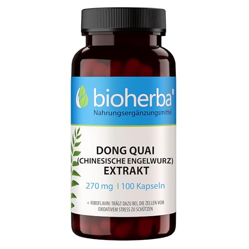 BIOHERBA - Dong Quai Kapseln – 100 Stück mit Angelica sinensis & Vitamin B2 für Energie & Zellschutz – von BIOHERBA | PZN 18216138