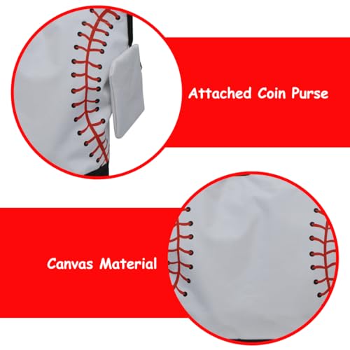 Image of NGIL Medium Top Zipper Closure Canvas Tote Bag with Attached Matching Coin Purse For Moms and Nurses