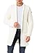 Produktbild Red Bridge Herren Cardigan Strickjacke mit Taschen Long Cut Ecru M