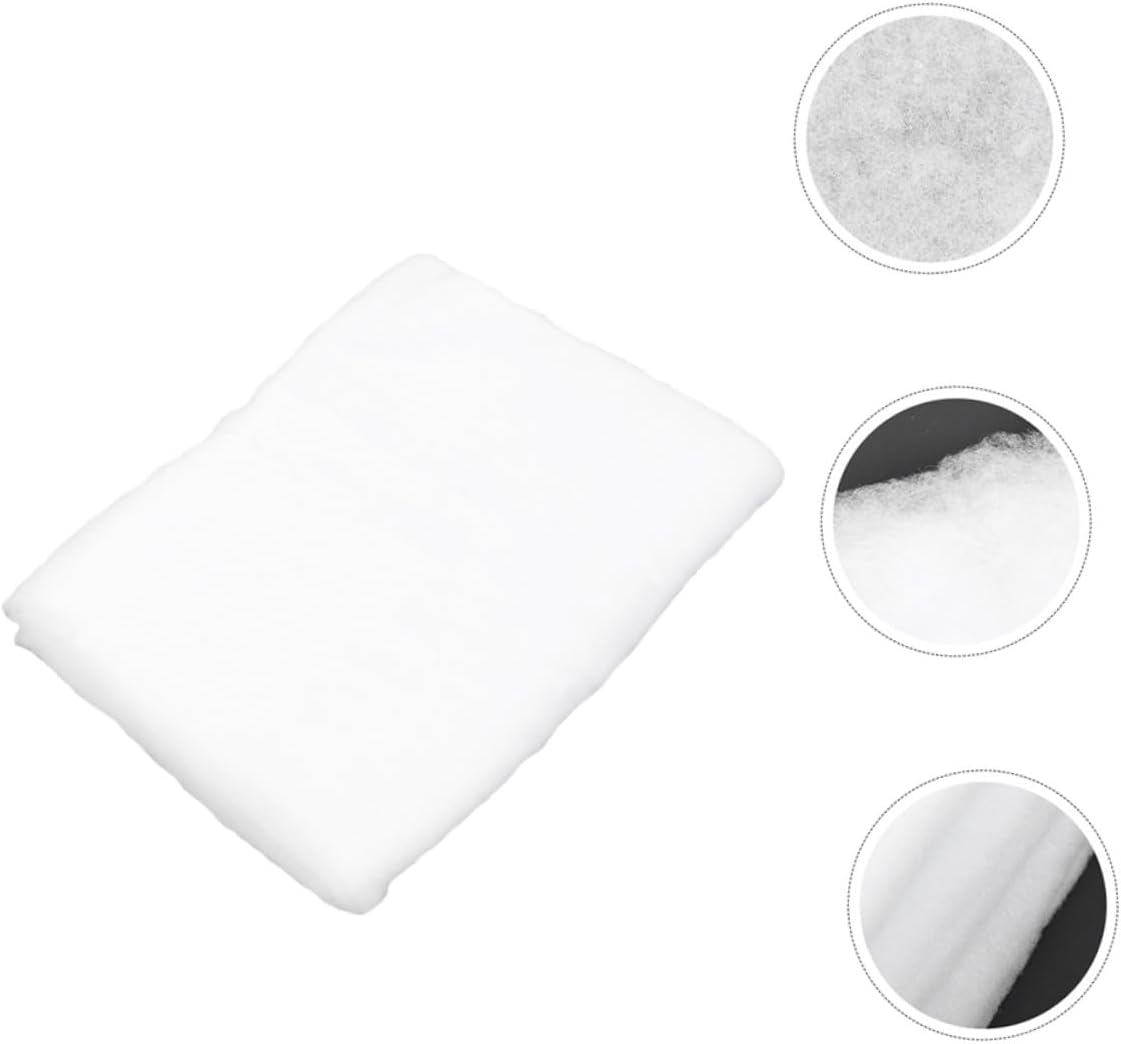 Garneck 2pcs Artificial Snow Blanket for Christmas Village Display Thick White Faux Snow Carpet Indoor Winter Scene Decoration Holiday Tubing Decor