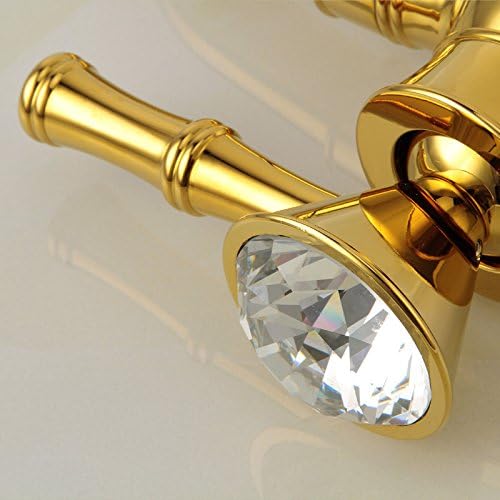 Wasserhahn Bad In Gold – Waschtischarmatur Hoch, Einhebel, Aus Messing, Mit Keramikkartusche