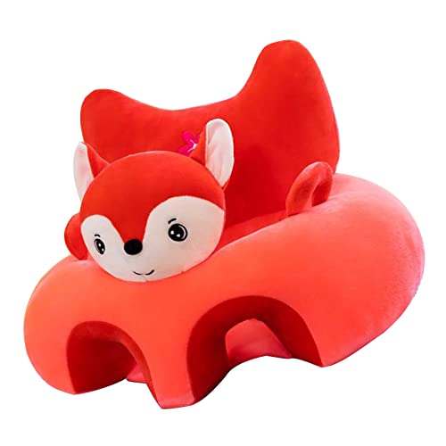 DERCLIVE Assento de chão de bebê fofo em formato de animal, assento de apoio para aprender a sentar,