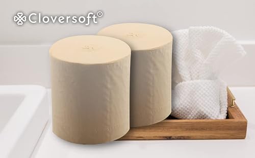 Cloversoft 3 Ply Coreless Unbleached Bamboo Toilet Tissues (36 Rolls Per Carton) #TOP3