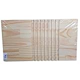 tabla de madera para lavar ropa Diseño sencillo y clásico, Fabricado en madera de alta calidad, Por un lado tiene muescas y por el otro es lisa, Dimensiones: 57 x 32 x 1,8 cm