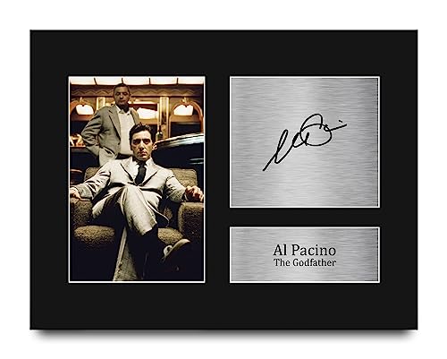 HWC Trading Al Pacino Gifts Signed Printed Autograph The Godfather Print Photo Picture Display - US Letter Size