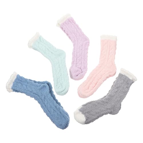 Calcetines de invierno antideslizantes para caminar descalzo y relajarse en casa suelo