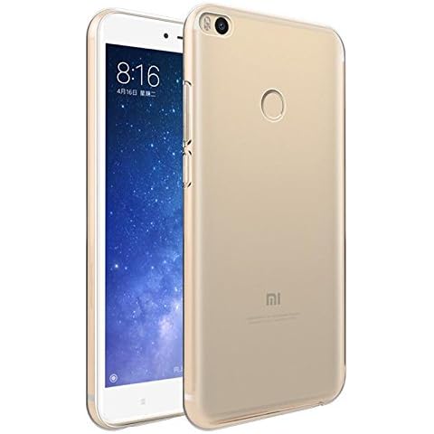CoverKingz Mobile Phone Case for Xiaomi Mi Max 2 - Silicone Mobile Phone Case Mi Max 2 - Soft Case Slim Cover Transparent Cover