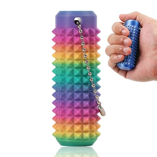 Image of Little Ouchies Pain Fidget, Portable Stim Tools for Adults, 3D Printed Fidget Toys for Anxiety and Stress Relief (Rainbow1)