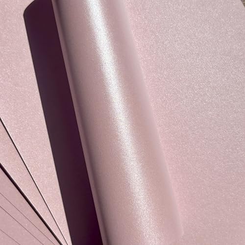 Papier nacré rose A4 double face pour scrapbooking Syntego - 2