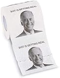 Joe Biden Toilet Paper | Funny Biden Face Toilet Paper Roll | Funny Gag Gift - 1 Roll