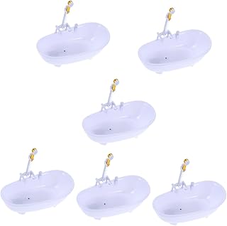 TOYANDONA 6 Peças Acessórios De Banho De Boneca Banheira De Boneca Elétrica Banheira De Pulverização De Água Banheira De Boneca Banheira De Boneca Banheira De Água Piscina Para Crianças