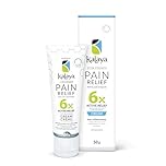 KaLaya 6X Extra Strength Pain Relief Cream with Arnica for Arthritis, Joint, Muscle, Back, Neck, Shoulder, Hand and Knee Pain- Medically formulated with 6 Natural Active, Pain Blocking & Anti inflammatory Ingredients Travel Size 50g(Pack of 1)