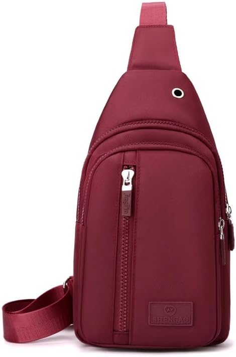 Small Sling Bag for Women Men, Sling Backpack Chest Daypack Crossbody Bag for Travel Outdoor Hiking