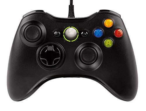 Image of GAMENOPHOBIA 360 Wired Controller for PC & Microsoft 360 Console | High-Performance Gamepad with Ergonomic Grip | Plug & Play | Black