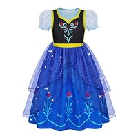 Marendyee Princess Dress up Clothes for Girls Birthday Fancy Party Halloween Costume Toddler Kids Princess Dresses