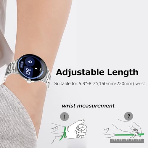 Correa de titanio compatible con Google Pixel Watch 4 (45mm) miniatura 5
