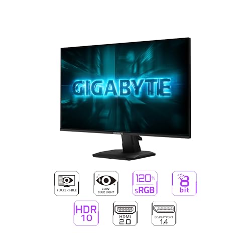 Image of GIGABYTE - GS25F2A - 24.5 inch SuperSpeed IPS Gaming Monitor - FHD 1920x1080-240Hz - 1ms GTG - AMD FreeSync Premium - HDMI, DP - Tilt Adjustable - Black
