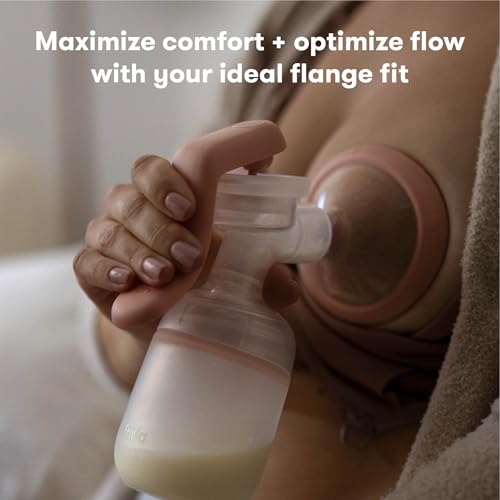 Image of 2-in-1 Manual + Silicone Suction Breast Pump SoftFeel Flange 21mm