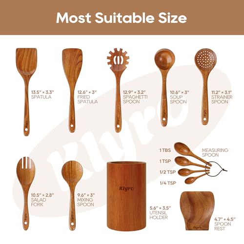 Klyro Wooden Spoons For Cooking thumb #6