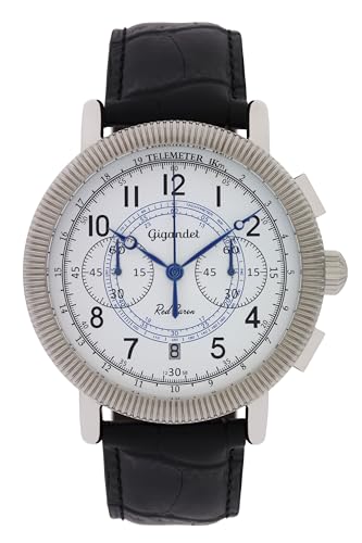 Montre d'aviateur Gigandet 6VNAG19NE/004 en acier inoxydable