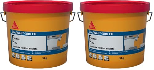 Enduit de lissage SikaWall-300 FP blanc pour éliminer les défauts des murs et plafonds