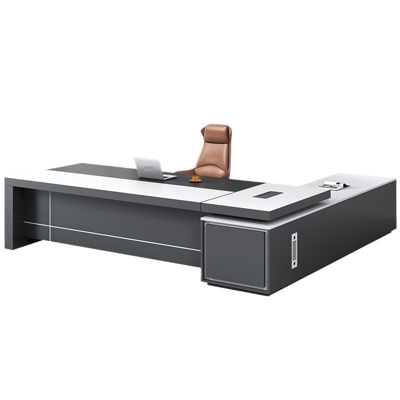 NEBE Scrivania Scrivania capo semplice e moderna adatta for ufficio aziendale, ufficio dirigente, scrivania presidenziale, mobili for ufficio scrivania direzionale Scrivania Ufficio(160 * 80 * 75cm)