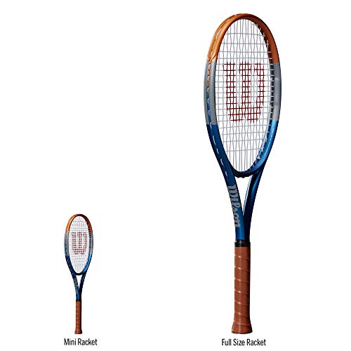 Wilson Unisex's RG MINI RACKET Tennis, Blauw/Grijs/Oranje, ONE SIZE - Image 6
