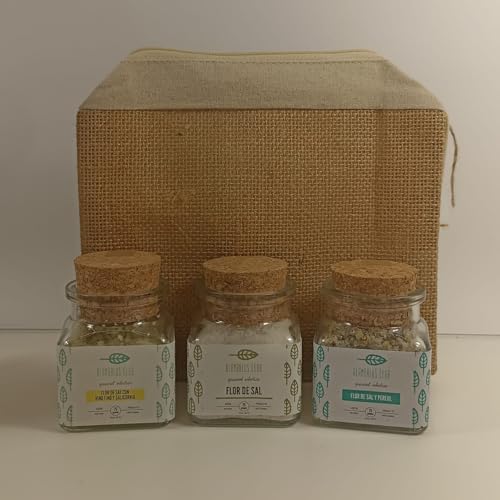 Pack de Flor de Sal Gourmet con Neceser de Rafia – Alandalus Club